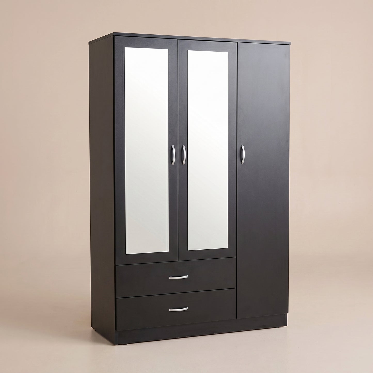 3 Door Wardrobe with 2 Mirrors & 2 Drawers – Bedroom Furniture